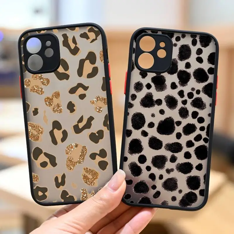 Leopard Phone Case For iPhone 12 11 Mini Pro XR XS Max 7 8 Plus X Matte transparent Back Cover 
Leopard Phone Case For iPhone 12 11 Mini Pro XR XS Max 7 8 Plus X Matte transparent Back Cover