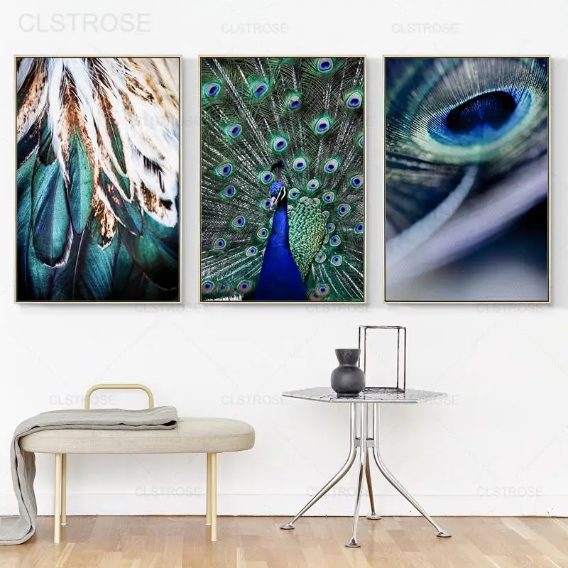 Blue Peacock Feather Fashion Canvas Painting Nordic Animal Landscape Wall Art Posters and Prints Home Decor Living Room Bedroom
Blue Peacock Feather Fashion Canvas Painting Nordic Animal Landscape Wall Art Posters and Prints Home Decor Living Room Bedroom