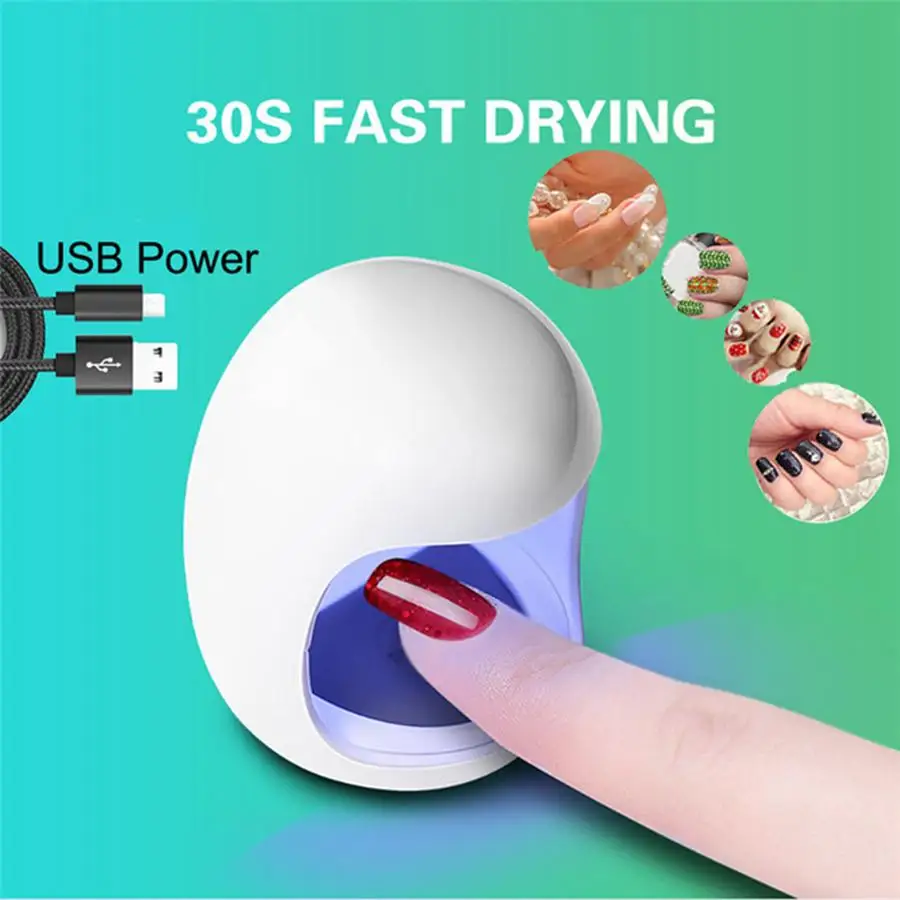 Portable Mini LED Lamp Nail Dryer USB Charge 30S Quick Dry Secador De Unas Con Lampara Manicure 6W Nail Art Dryer
Portable Mini LED Lamp Nail Dryer USB Charge 30S Quick Dry Secador De Unas Con Lampara Manicure 6W Nail Art Dryer