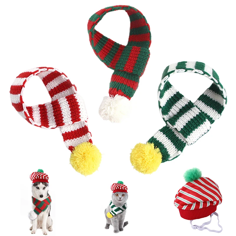 Christmas Dog Cat Hat Scarf Set Festival Pet Plush Wearing Decorative Xmas Outfit Pet Supplies Accessories for All Breed TS1
Christmas Dog Cat Hat Scarf Set Festival Pet Plush Wearing Decorative Xmas Outfit Pet Supplies Accessories for All Breed TS1