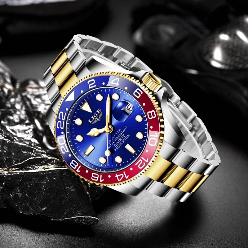 2021 New LIGE Mens Watches Fashion Business Waterproof Quartz Wrist Watch Men Top Brand Luxury Stainless Steel Sport Clock Male
2021 New LIGE Mens Watches Fashion Business Waterproof Quartz Wrist Watch Men Top Brand Luxury Stainless Steel Sport Clock Male