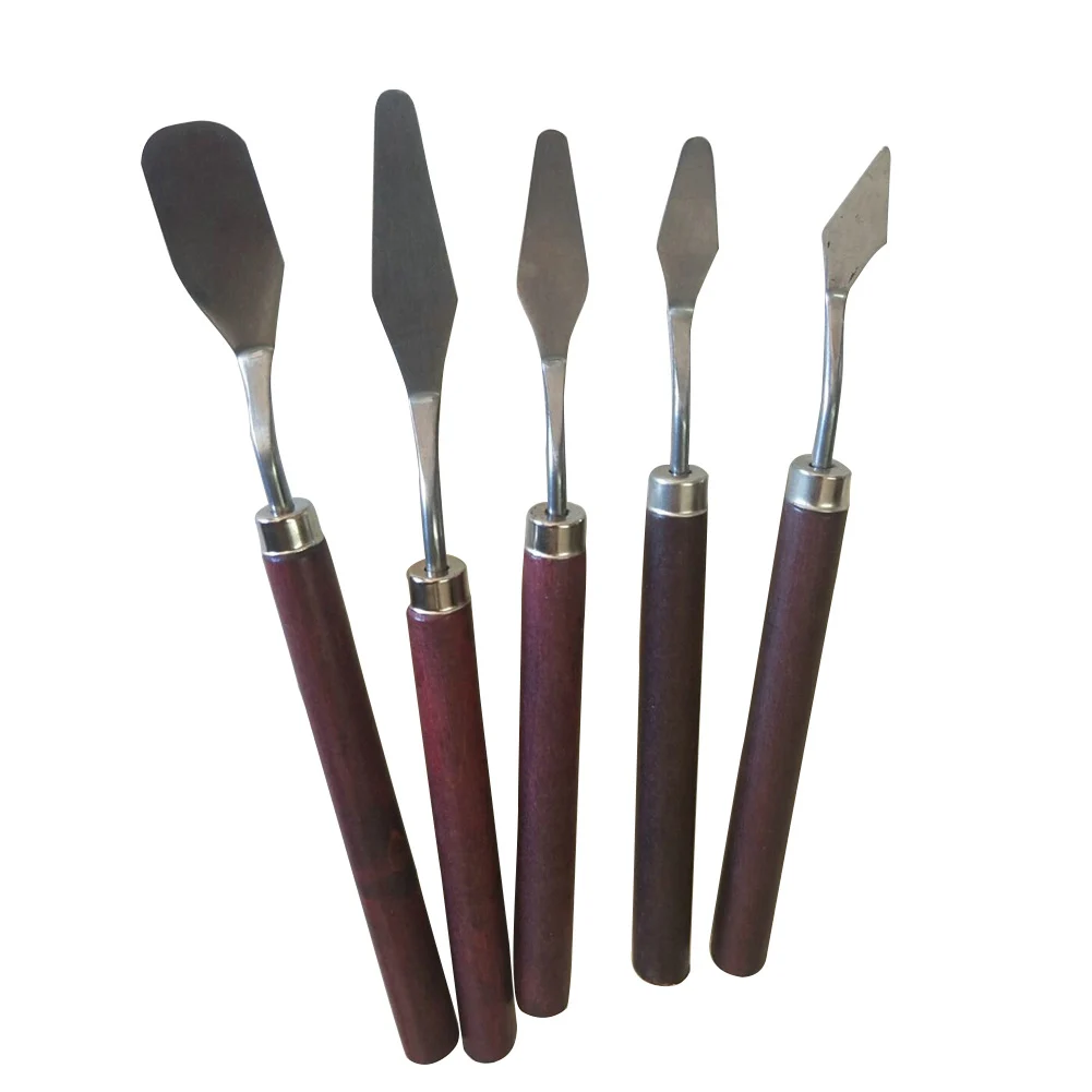5Pcs Professional Stainless Steel Spatula Kit Palette For Oil Painting Fine Arts Painting Tool Set Flexible Blades Dropship
5Pcs Professional Stainless Steel Spatula Kit Palette For Oil Painting Fine Arts Painting Tool Set Flexible Blades Dropship