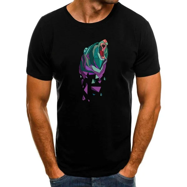 polygonal bear Man's T shirts Classic Casual Style Summer Men's Cotton T-shirt Tshirt Men Cool Print
polygonal bear Man's T shirts Classic Casual Style Summer Men's Cotton T-shirt Tshirt Men Cool Print