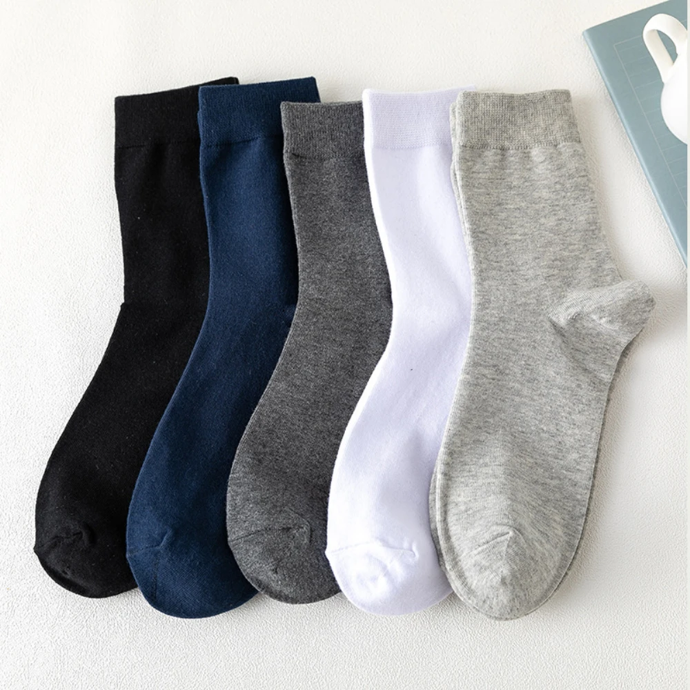10 Pairs/Cotton Men's Socks Classic Business Socks for Male Black White Solid Color Versatile Socks Breathable Soft Daily Socks
10 Pairs/Cotton Men's Socks Classic Business Socks for Male Black White Solid Color Versatile Socks Breathable Soft Daily Socks