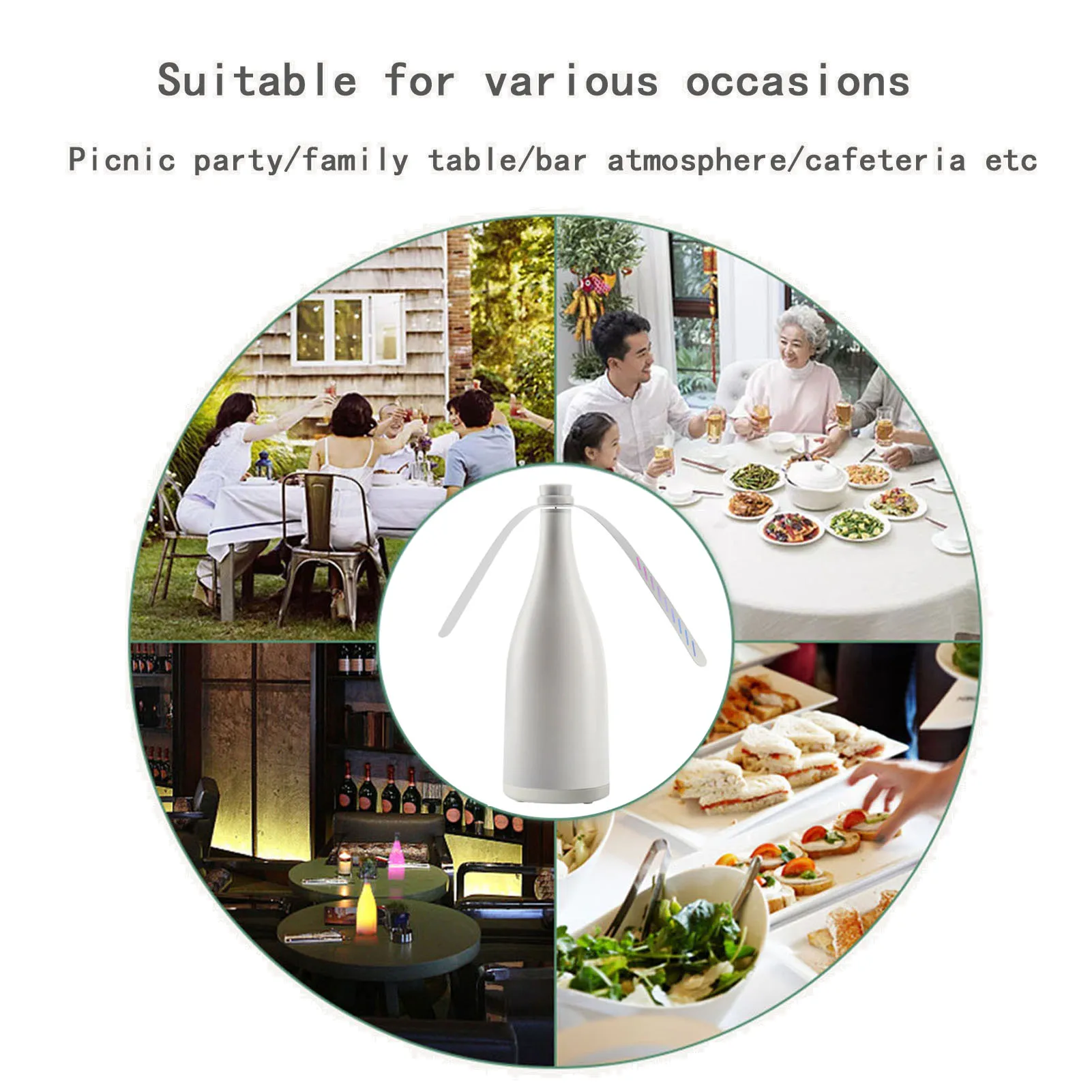 Portable Fly Repellent Fan Automatic Electronic Pest Control Fan Blade Mosquito Fly Bugs Repellent Food Protector Quiet Fly Fan
Portable Fly Repellent Fan Automatic Electronic Pest Control Fan Blade Mosquito Fly Bugs Repellent Food Protector Quiet Fly Fan