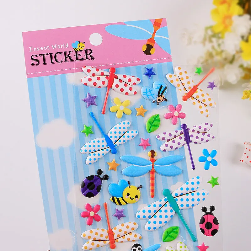 4pcs/pack 3D Touch Animals Insects Dragonfly Beetle Mantis Sticker for Kids Gifts Child Toy Parents Education Worm Bees Stickers
4pcs/pack 3D Touch Animals Insects Dragonfly Beetle Mantis Sticker for Kids Gifts Child Toy Parents Education Worm Bees Stickers