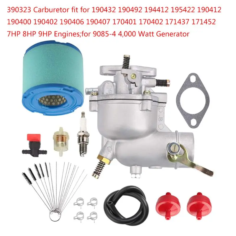 390323 394228 398170 Carburetor for 390323 299169 394228 7 8 9 Horizontal Engine Motor Generator Tiller Mower Carb
390323 394228 398170 Carburetor for 390323 299169 394228 7 8 9 Horizontal Engine Motor Generator Tiller Mower Carb