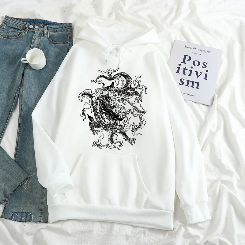 Unisex Hoodie Ins Tide Couple Outfit Wild Fashion Sweatshirt Personality Wide Tops Aesthetic Illustration Dragon Print Casual
Unisex Hoodie Ins Tide Couple Outfit Wild Fashion Sweatshirt Personality Wide Tops Aesthetic Illustration Dragon Print Casual