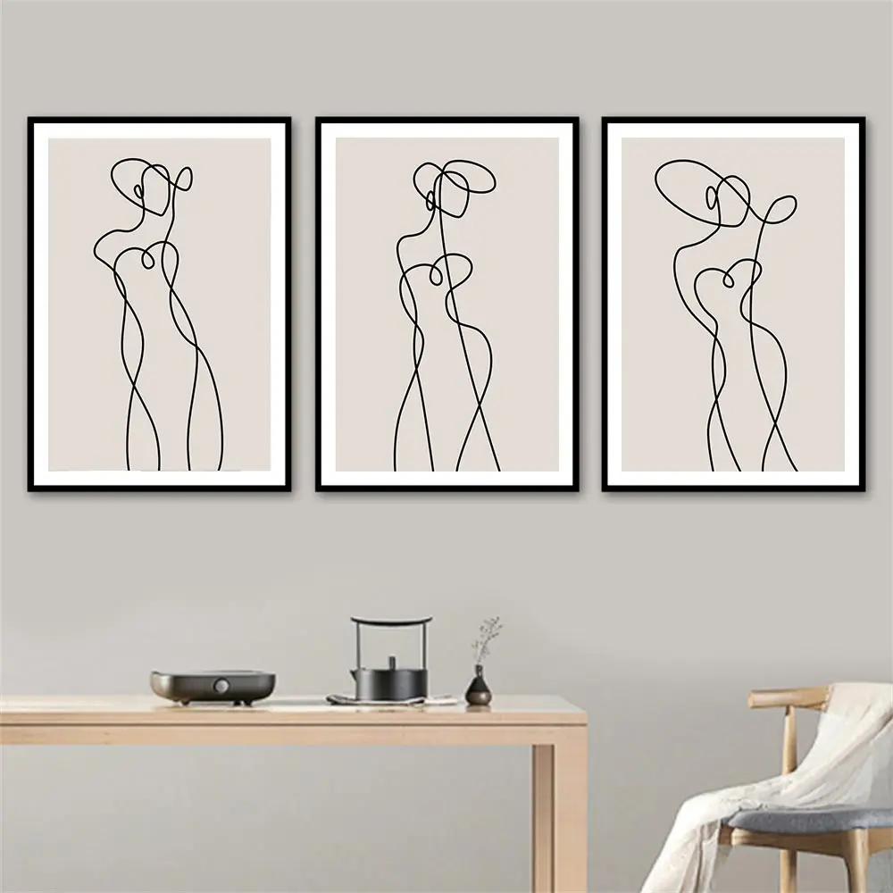 Abstract Women Dance Poster Figure Line Drawing Wall Art Poster Beige Art Print Minimalist Canvas Painting Living Room Decor
Abstract Women Dance Poster Figure Line Drawing Wall Art Poster Beige Art Print Minimalist Canvas Painting Living Room Decor