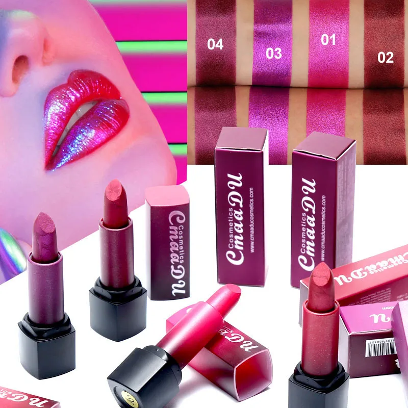 4 Color Lipstick Long Lasting Waterproof Diamond Lipsticks Cosmetics for Women New BUTT666
4 Color Lipstick Long Lasting Waterproof Diamond Lipsticks Cosmetics for Women New BUTT666
