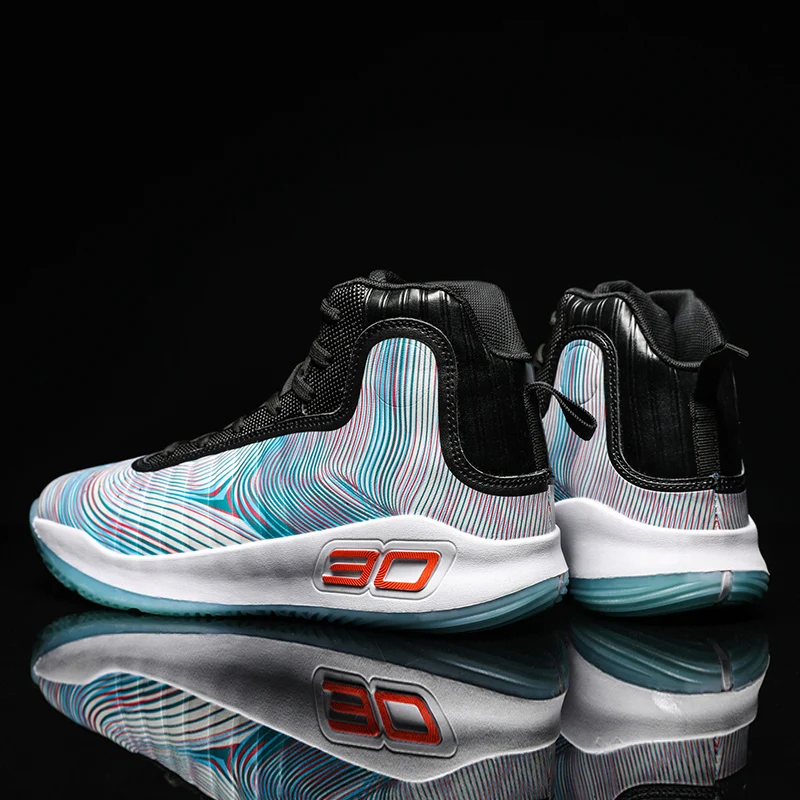 Men Basketball Sneakers Fashion Non-slip High Top Shoes Women Sports Lace Up Athletic Shoes Mens Gym Shoes Comfort Breathable
Men Basketball Sneakers Fashion Non-slip High Top Shoes Women Sports Lace Up Athletic Shoes Mens Gym Shoes Comfort Breathable