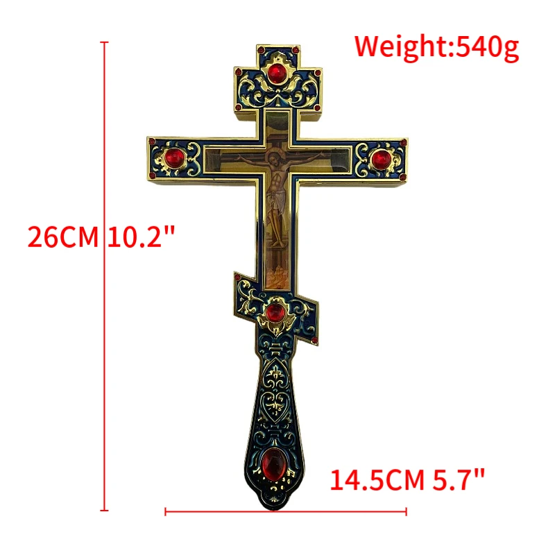 

Jesus Cross Christian Orthodox Church Utensils Catholic Decor Religious Gold Planting