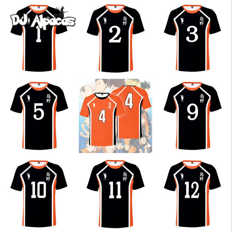 Haikyuu! Костюм для косплея Shoyo футболка Hinata Karasuno топы для школьного волейбола Kageyama Tobio спортивная рубашка
Haikyuu! Костюм для косплея Shoyo футболка Hinata Karasuno топы для школьного волейбола Kageyama Tobio спортивная рубашка