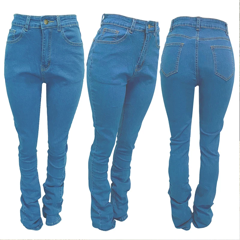 HAOYUAN Sexy Women High Waist Jeans Fall Winter Clothing Fashion Streetwear Button Denim Oversized Club Pants Blue Skinny Jeans
HAOYUAN Sexy Women High Waist Jeans Fall Winter Clothing Fashion Streetwear Button Denim Oversized Club Pants Blue Skinny Jeans