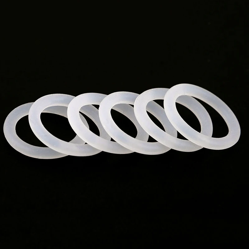 VMQ White Silicone O Ring Gasket Thickness 1 2 3mm OD 3-60mm Food Grade Rubber Insulate Round O Shape Seal o-Ring Silicone Rings
VMQ White Silicone O Ring Gasket Thickness 1 2 3mm OD 3-60mm Food Grade Rubber Insulate Round O Shape Seal o-Ring Silicone Rings