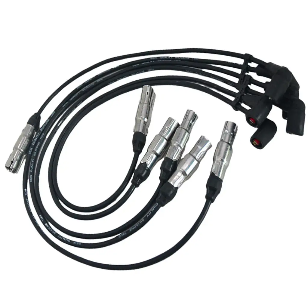 Набор проводов зажигания 6X12 В для Golf 1999-2002 2.8L 
Набор проводов зажигания 6X12 В для Golf 1999-2002 2.8L