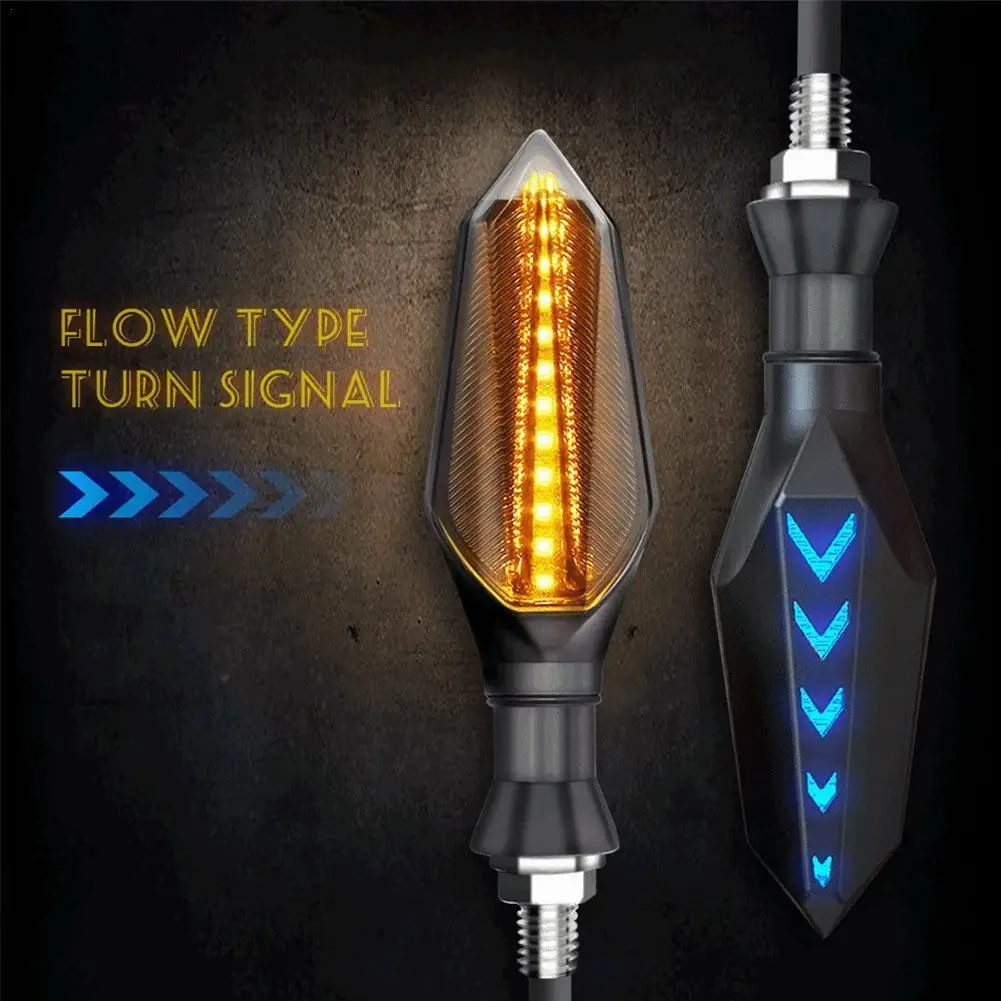 Double Side Flowing Turn Signals Motorcycle LED Turn Signal Light Built-in Relay Flashing Blinker 12 LED Waterproof IP65 
Double Side Flowing Turn Signals Motorcycle LED Turn Signal Light Built-in Relay Flashing Blinker 12 LED Waterproof IP65