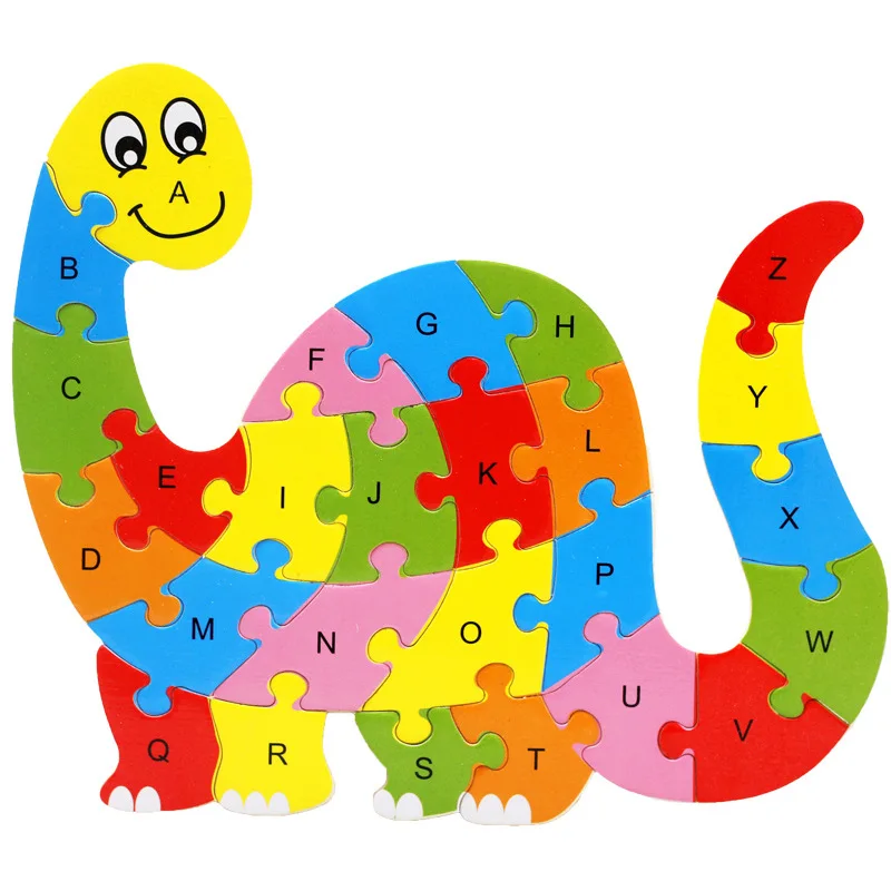Children Toys Early Educational Cartoon Animal Wooden 10 Models of 26 English Alphabet Puzzle Building Blocks
Children Toys Early Educational Cartoon Animal Wooden 10 Models of 26 English Alphabet Puzzle Building Blocks