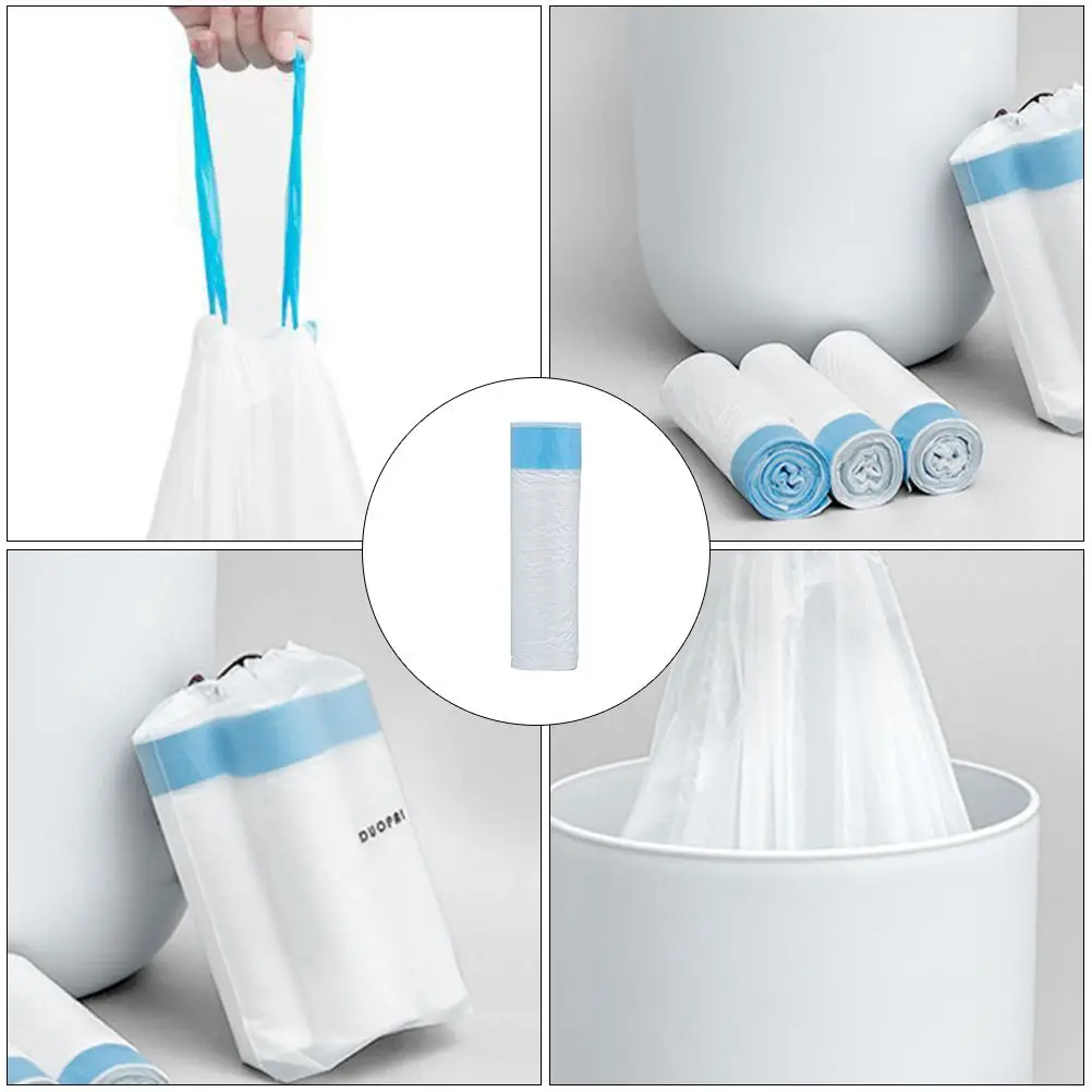 10 Rolls Useful Disposable Trash Bags Drawstring Garbage Bags Home Use Self Closing Thickened Drawstring Degradable Garbage Bag
10 Rolls Useful Disposable Trash Bags Drawstring Garbage Bags Home Use Self Closing Thickened Drawstring Degradable Garbage Bag
