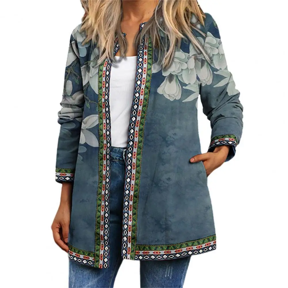 Women Cardigan Coat Ethnic Print O Neck Loose All Match Pockets Jacket for Autumn Winter Women Coat/Jacket Winter Coat/Jacket Ou
Women Cardigan Coat Ethnic Print O Neck Loose All Match Pockets Jacket for Autumn Winter Women Coat/Jacket Winter Coat/Jacket Ou