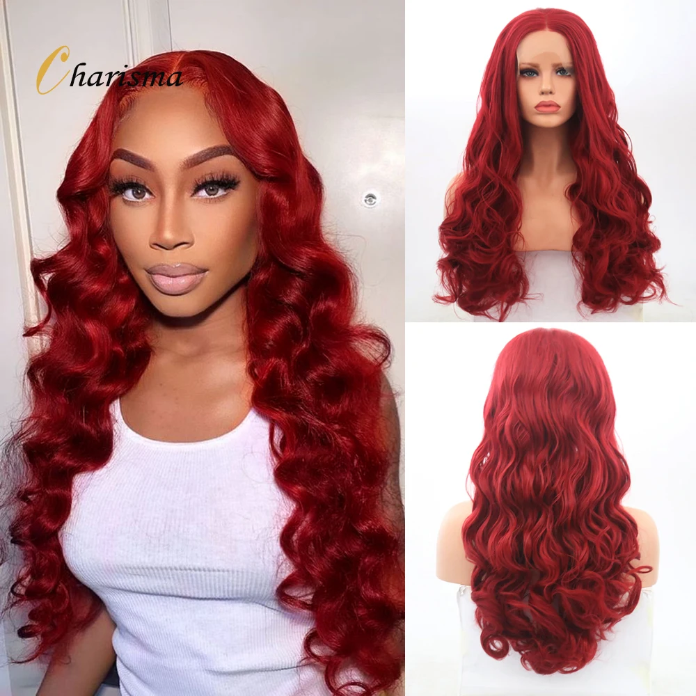 Charisma Synthetic Lace Front Wig Middle Part Long Body Wave Lace Front Wig Heat Resistant Fiber Red Wigs Cosplay Wigs
Charisma Synthetic Lace Front Wig Middle Part Long Body Wave Lace Front Wig Heat Resistant Fiber Red Wigs Cosplay Wigs