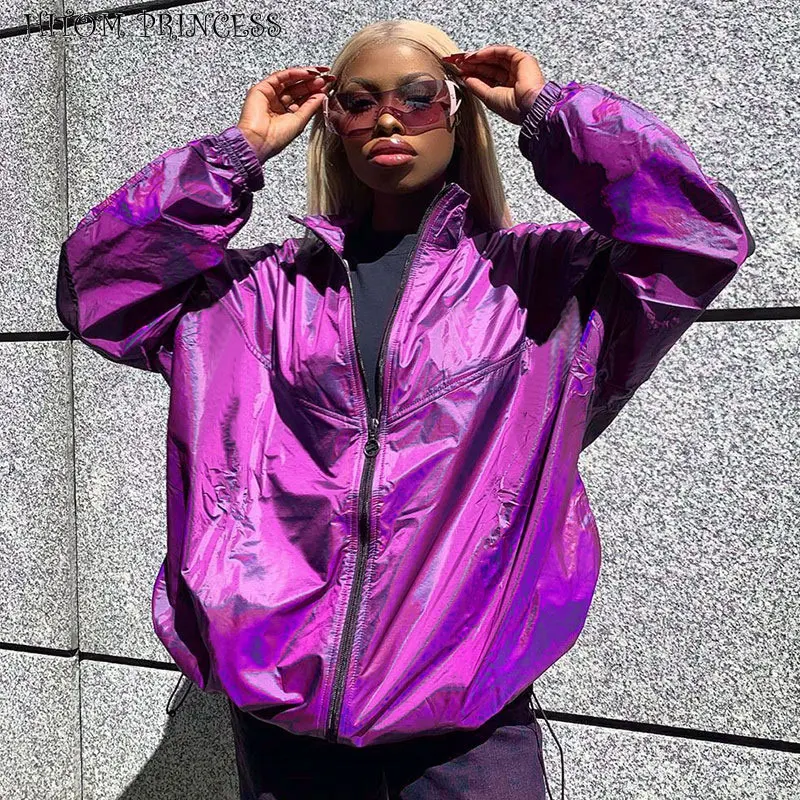 HITOM PRINCESS Zipper Autumn Women Coats and Jackets Drawstring Loose Harajuku Bomber Jacket Streetwear Oversized Windbreaker
HITOM PRINCESS Zipper Autumn Women Coats and Jackets Drawstring Loose Harajuku Bomber Jacket Streetwear Oversized Windbreaker