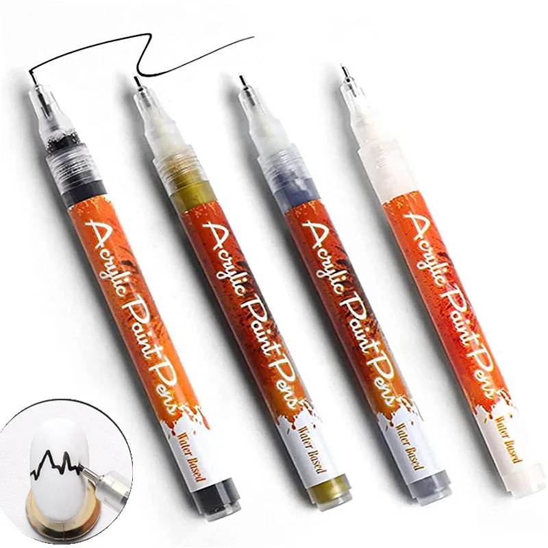 1pcs Nail Art Graffiti Pen Gold Black Color UV Gel Polish Design Dot Painting Detailing Pen Brushes DIY Nail Art Adorn Tools
1pcs Nail Art Graffiti Pen Gold Black Color UV Gel Polish Design Dot Painting Detailing Pen Brushes DIY Nail Art Adorn Tools