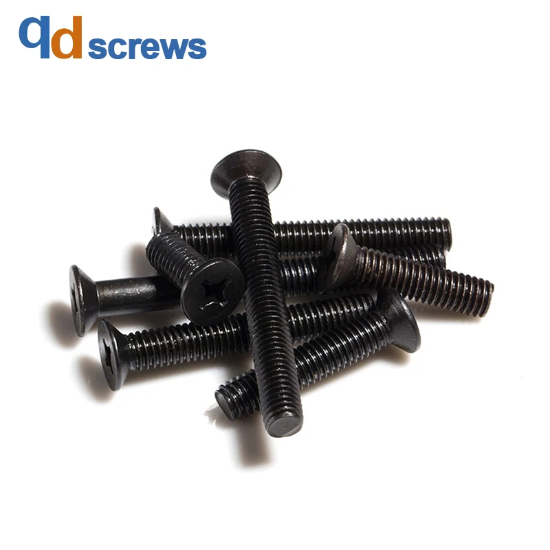 4.8 M5M6 Black Countersunk flat head screws with cross recess Phillips flat head Cross Countersunk ScrewGB819-76 DIN965 ISO 7046
4.8 M5M6 Black Countersunk flat head screws with cross recess Phillips flat head Cross Countersunk ScrewGB819-76 DIN965 ISO 7046