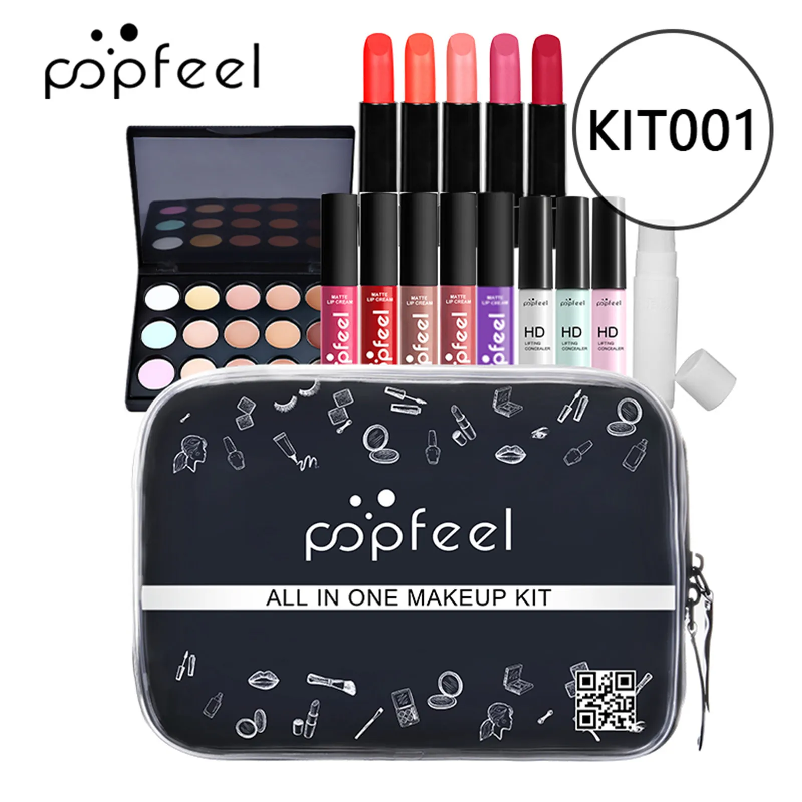 15p All In One Eye Shadow Makeup Set Female Beginner Student Novice Full Set Light Makeup Gift Box Cosmetic Combination Gift Box
15p All In One Eye Shadow Makeup Set Female Beginner Student Novice Full Set Light Makeup Gift Box Cosmetic Combination Gift Box