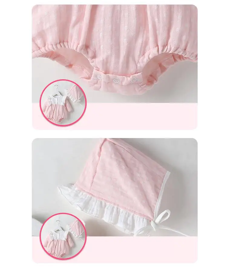 Baby Girl rompers 1pc Romper+Hat spring summer Long Sleeve clothes Cotton Toddler Clothing Infant Rompers mother newborn infants
Baby Girl rompers 1pc Romper+Hat spring summer Long Sleeve clothes Cotton Toddler Clothing Infant Rompers mother newborn infants
