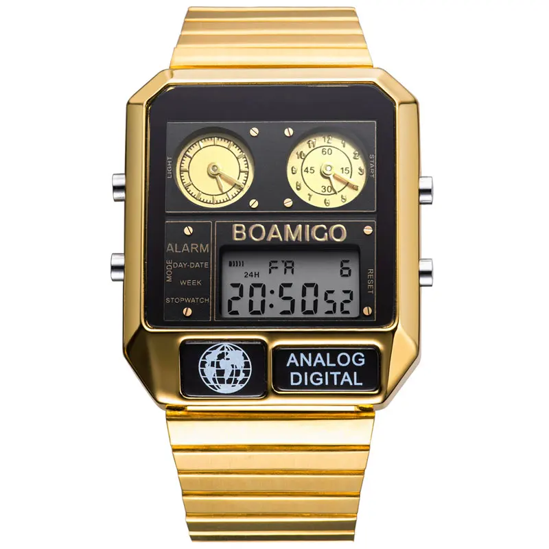 BOAMIGO top brand luxury men sports watches man fashion digital LED watches waterproof quartz wristwatches relogio masculino
BOAMIGO top brand luxury men sports watches man fashion digital LED watches waterproof quartz wristwatches relogio masculino