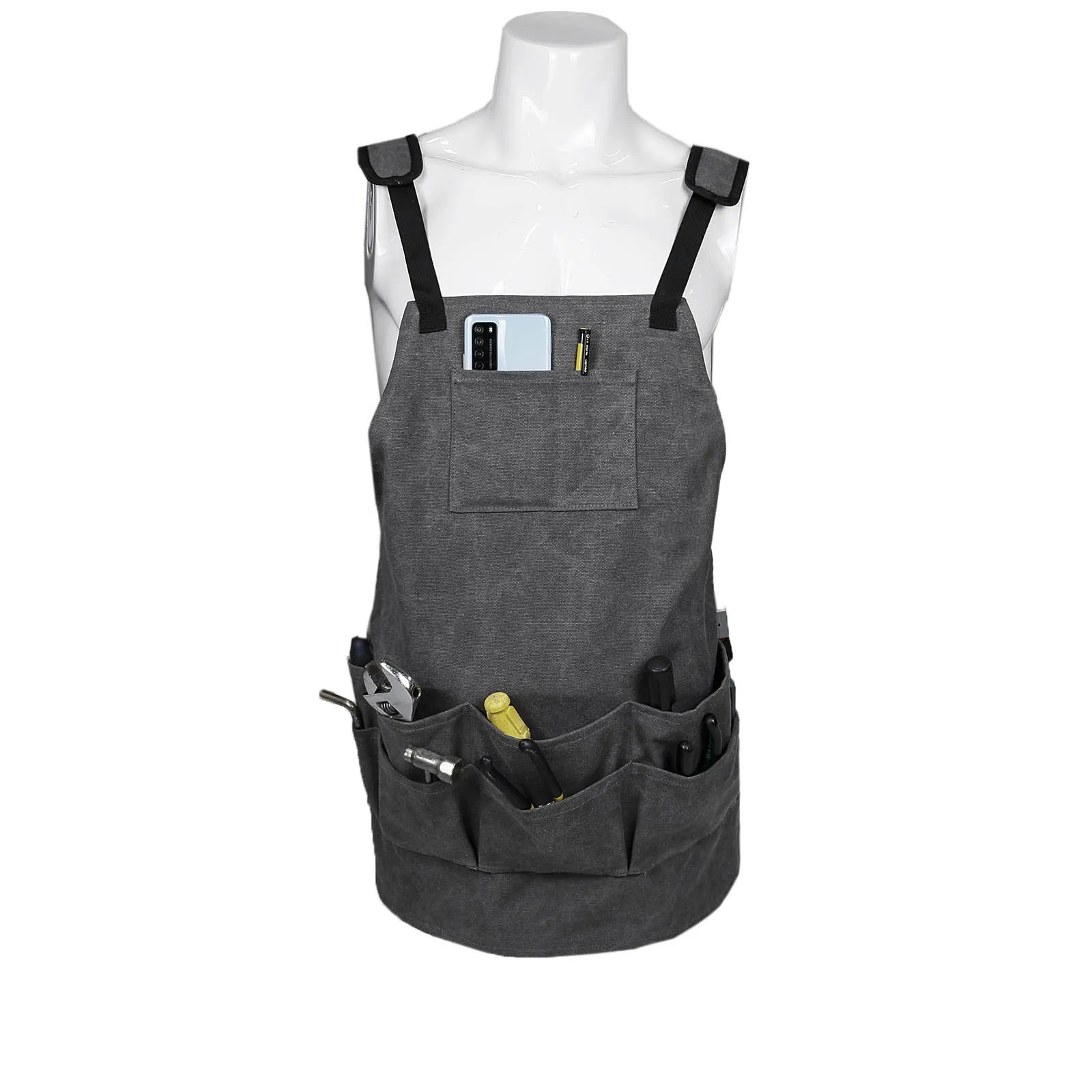Mud thickened multi-pocket adjustable canvas electrician carpenter repairman working tool apron
Mud thickened multi-pocket adjustable canvas electrician carpenter repairman working tool apron