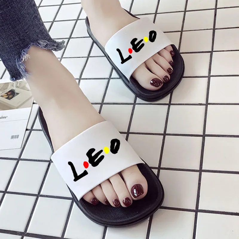 Slippers For women Summer Indoor Home Slipper Non-Slip Flip Flops Soft Bottom Beach Slippers 12 constellation letter printing
Slippers For women Summer Indoor Home Slipper Non-Slip Flip Flops Soft Bottom Beach Slippers 12 constellation letter printing