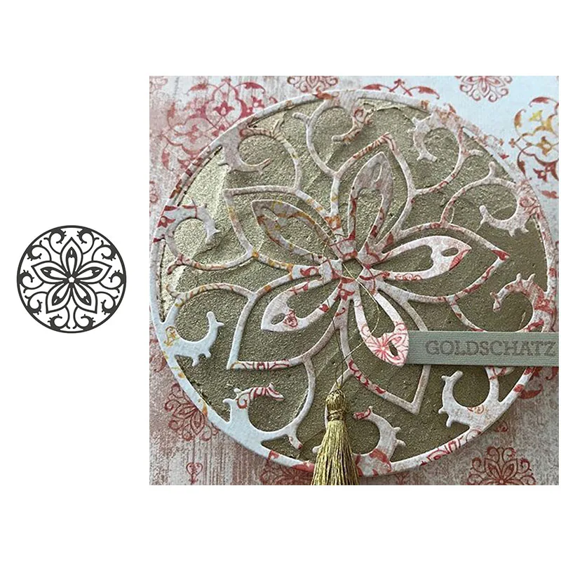 metal cutting dies round flower ornament cut Scrapbooking paper cards making paper crafts knife mould stencils new 2019
metal cutting dies round flower ornament cut Scrapbooking paper cards making paper crafts knife mould stencils new 2019