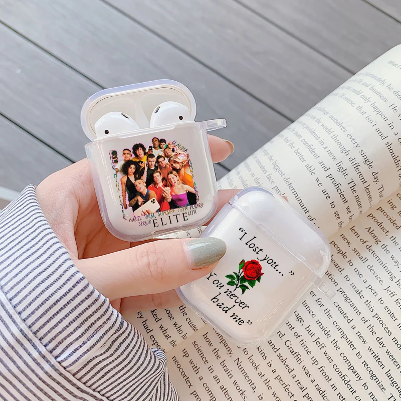 Элитный чехол для испанской ТВ-серии мягкий прозрачный чехол для Airpods 1 2, беспроводные Защитные чехлы для чехол для гарнитуры наушников с ...
Элитный чехол для испанской ТВ-серии мягкий прозрачный чехол для Airpods 1 2, беспроводные Защитные чехлы для чехол для гарнитуры наушников с ...