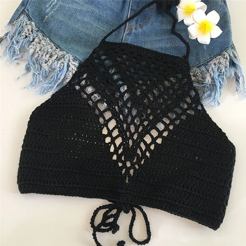 Comfortable sports Halter Vest Strap Crop Tops Women Summer Short Vest Sexy Hollow Out Crochet Bikini Tank Tops Shirt Plain
Comfortable sports Halter Vest Strap Crop Tops Women Summer Short Vest Sexy Hollow Out Crochet Bikini Tank Tops Shirt Plain