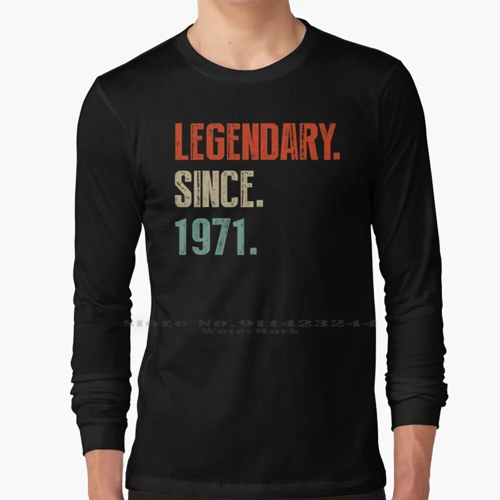 Retro Vintage 50th Birthday Legendary Since 1971 Long Sleeve T Shirt Tee Birthday Legendary Since 1971 Legend 1971 50th
Retro Vintage 50th Birthday Legendary Since 1971 Long Sleeve T Shirt Tee Birthday Legendary Since 1971 Legend 1971 50th