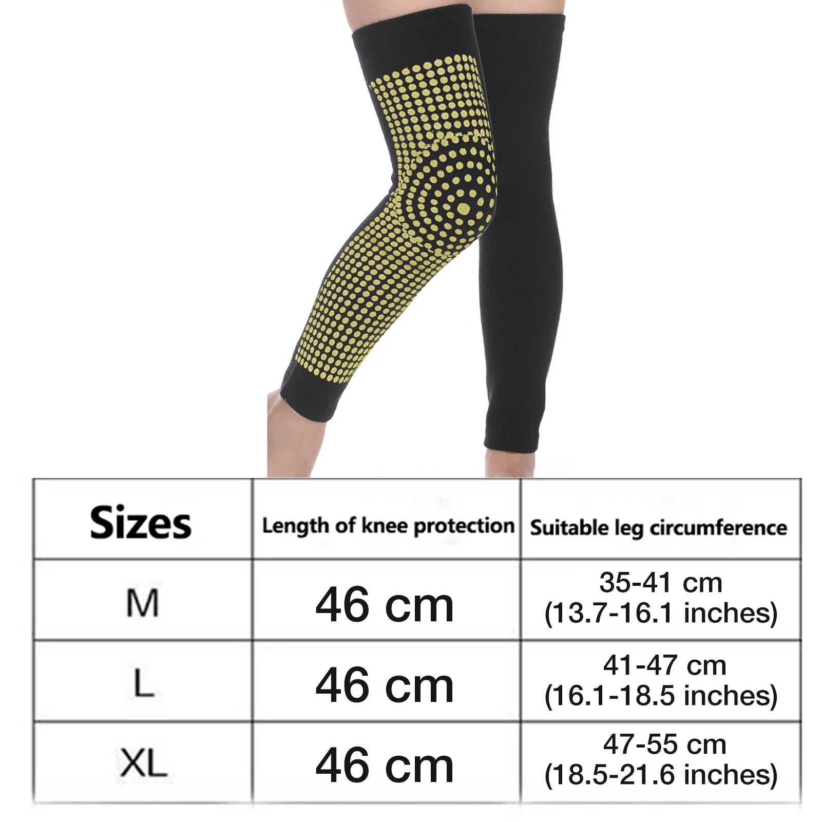 1 Pair Dot Matrix Self Heating Knee Pads Brace Sports Kneepad Tourmaline Knee Support For Arthritis Joint Pain Relief Recovery 
1 Pair Dot Matrix Self Heating Knee Pads Brace Sports Kneepad Tourmaline Knee Support For Arthritis Joint Pain Relief Recovery