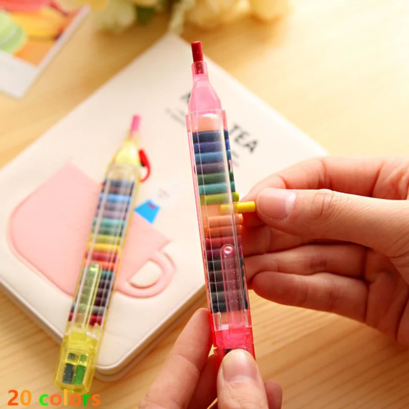 20colors Crayon Student Drawing Color Pencil Multicolor Creative Art Kawaii Writing Pen For Kids Gift School Stationery Supplies
20colors Crayon Student Drawing Color Pencil Multicolor Creative Art Kawaii Writing Pen For Kids Gift School Stationery Supplies