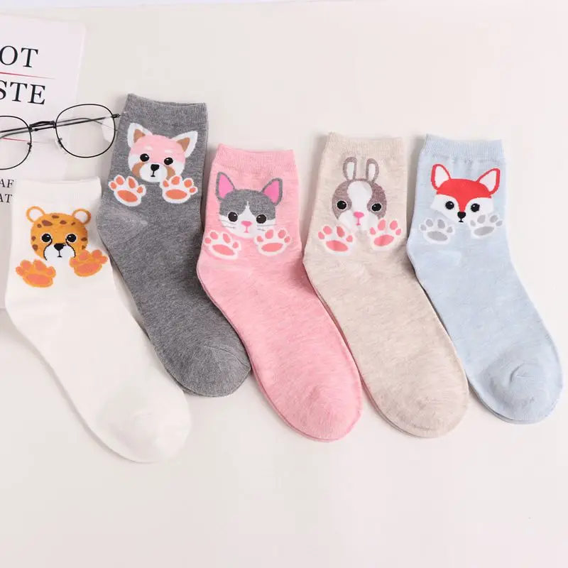 Kawaii Ankle Socks Cartoon Animal Print Cotton High Quality Women Fashion Casual Socks Funny Fox Cat Dog Rabbit Cute Summer Hot
Kawaii Ankle Socks Cartoon Animal Print Cotton High Quality Women Fashion Casual Socks Funny Fox Cat Dog Rabbit Cute Summer Hot