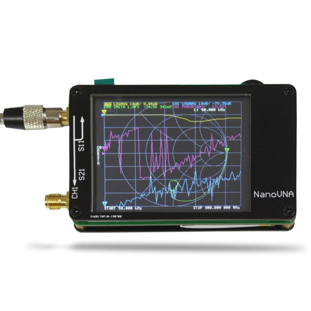 Portable Handheld Vector Network Analyzer 50KHz-900MHz Digital Display Touching Screen Shortwave Antenna Analyzer Standing Wave
Portable Handheld Vector Network Analyzer 50KHz-900MHz Digital Display Touching Screen Shortwave Antenna Analyzer Standing Wave