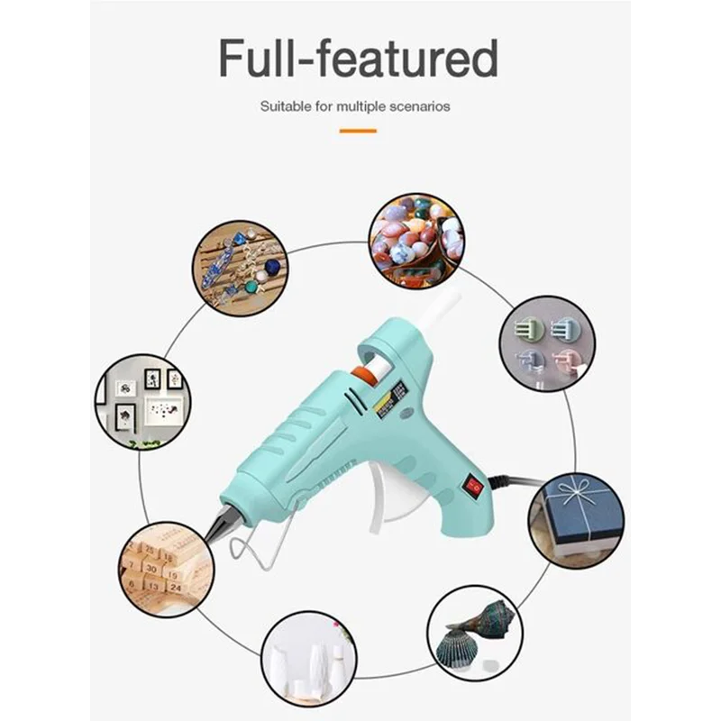 20/60/80/100W mini glue gun electric heating tool high temperature heater repair DIY tool mini gun
20/60/80/100W mini glue gun electric heating tool high temperature heater repair DIY tool mini gun