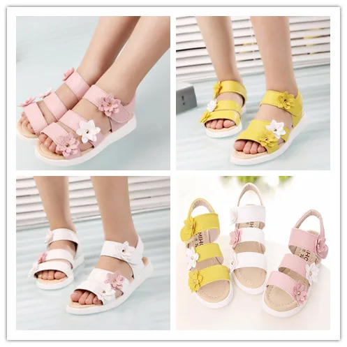 Сандалии-гладиаторы для девочек, летние мягкие пляжные туфли с цветочным рисунком
Сандалии-гладиаторы для девочек, летние мягкие пляжные туфли с цветочным рисунком