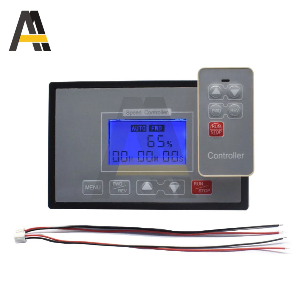 60A LCD Smart Digital Display Adjustable PWM DC 12V 24V 36V 48V Motor Speed Controller Time Reversible Remote Control Regulator
60A LCD Smart Digital Display Adjustable PWM DC 12V 24V 36V 48V Motor Speed Controller Time Reversible Remote Control Regulator