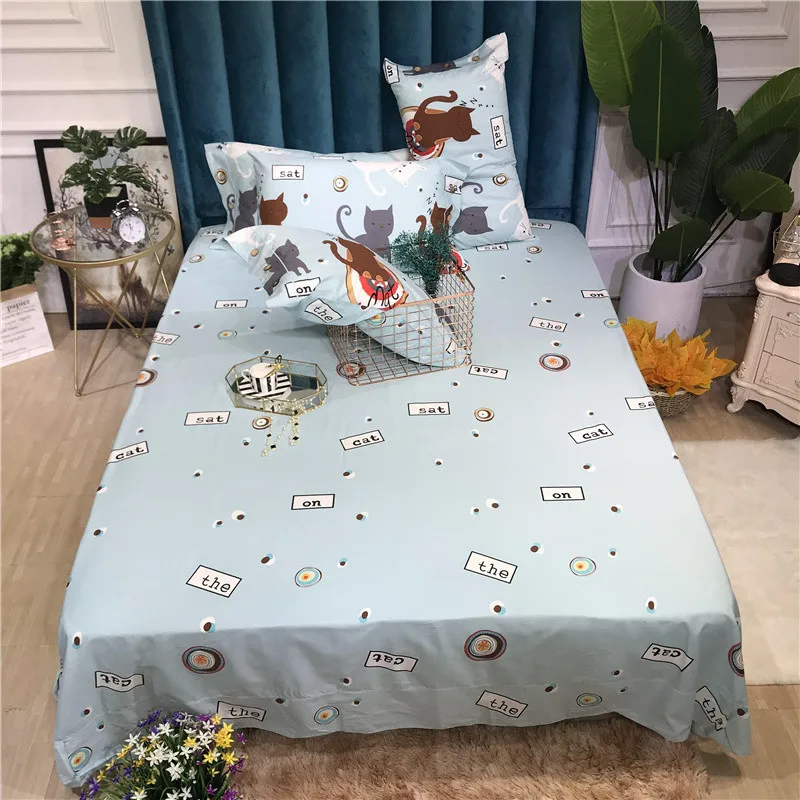 Lovely cartoon cat bedding set teen kids twin queen king cotton home textile blue bed sheet pillow case cute duvet cover sets
Lovely cartoon cat bedding set teen kids twin queen king cotton home textile blue bed sheet pillow case cute duvet cover sets