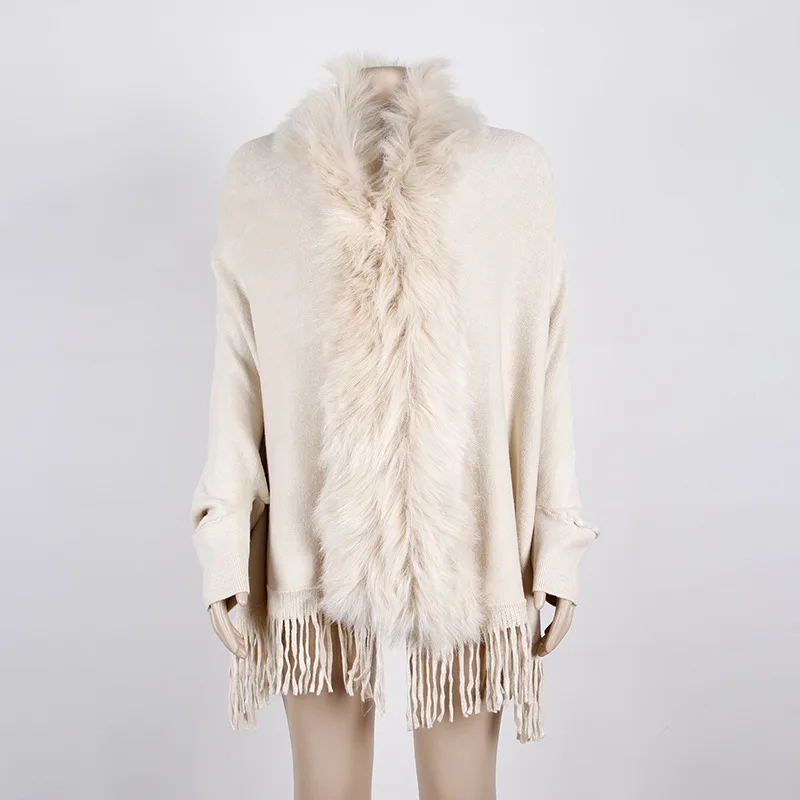Vintage Tassel Shawl Women Casual Jacket And Cape Loose Cardigan Wool Blends Poncho Women Coat Solid Batwing Sleeve Veste Femme
Vintage Tassel Shawl Women Casual Jacket And Cape Loose Cardigan Wool Blends Poncho Women Coat Solid Batwing Sleeve Veste Femme