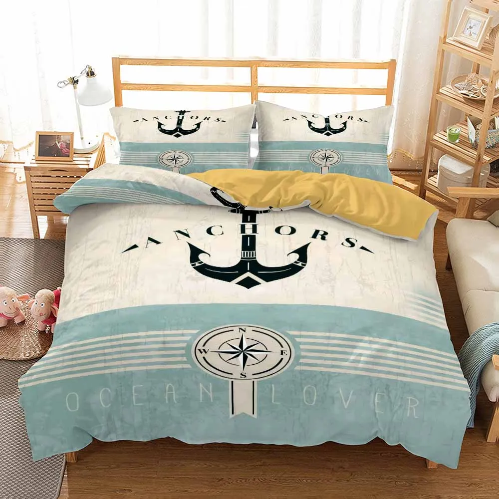 Blue Anchor Bedding Set Compass Duvet Cover Sets Comforter Bed Linen Ocean Lover Twin Queen King Single Size Dropshipping
Blue Anchor Bedding Set Compass Duvet Cover Sets Comforter Bed Linen Ocean Lover Twin Queen King Single Size Dropshipping