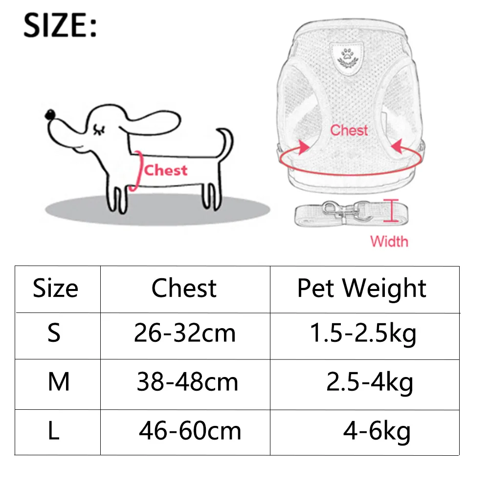 Nylon Mesh Cat Harness And Leash Breathable Kitten Cats Harnesses Small Dog Puppy Harness For French Bulldog Chihuahua Pug
Nylon Mesh Cat Harness And Leash Breathable Kitten Cats Harnesses Small Dog Puppy Harness For French Bulldog Chihuahua Pug