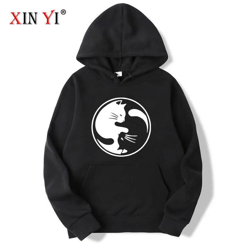 XIN YI Fashion Brand Men's Hoodies Funny cat printing Blended cotton Spring Autumn Male hip hop autumn hoodies tops Sweatshirts
XIN YI Fashion Brand Men's Hoodies Funny cat printing Blended cotton Spring Autumn Male hip hop autumn hoodies tops Sweatshirts