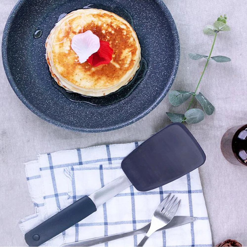 1Pcs Premium Flexible Silicone Standard Turner Spatula - The Best Egg, Pancake, and Flipper Silicon
1Pcs Premium Flexible Silicone Standard Turner Spatula - The Best Egg, Pancake, and Flipper Silicon
